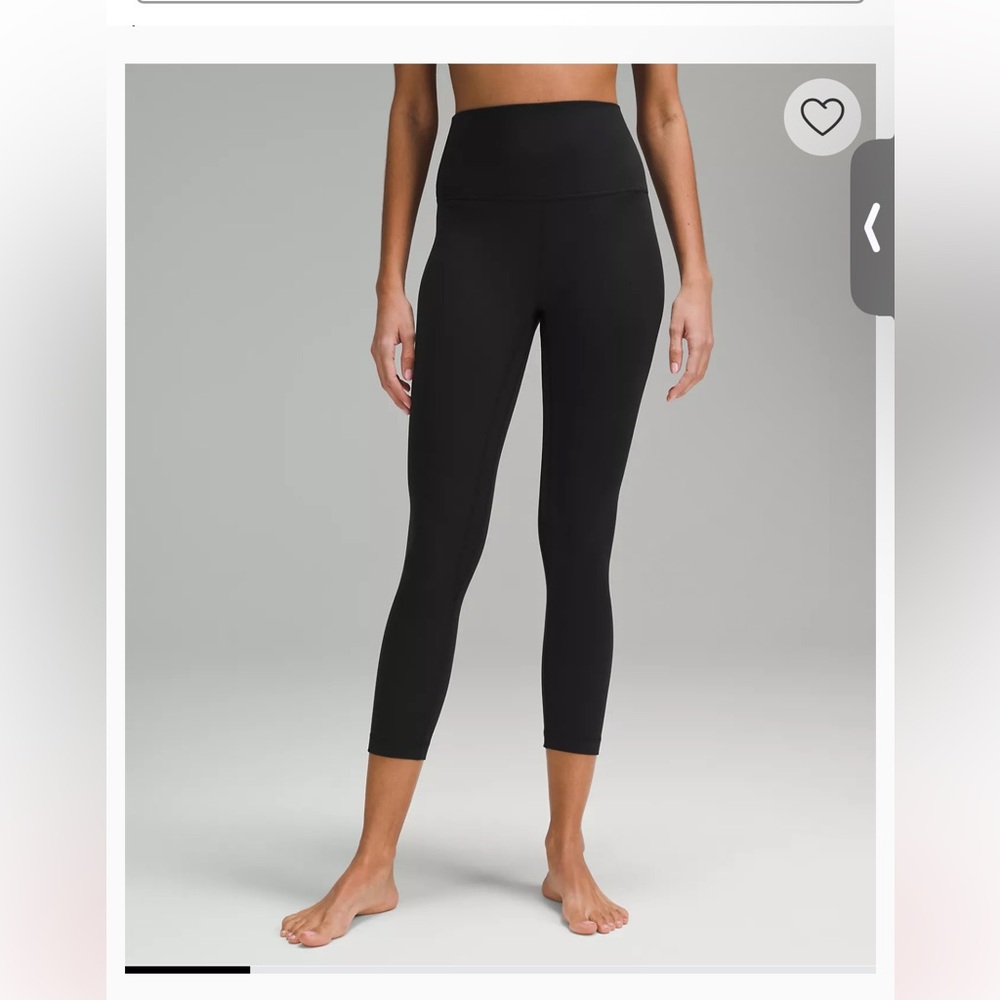 LuluLemon Align™ High-Rise Crop 23" in Black